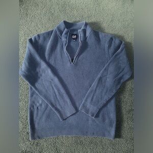Blue Quarter Zip long sleeve.